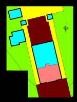 Atribución de usos de los edificios del faro de Cap d’Artrutx